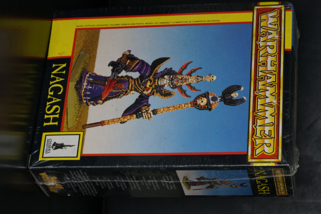 I put of painting that Nagash for several months after purchase... this one pictured... 20 years at least... and counting.  Might just be a chunky block of rust by now!! Too scared to open the shrink wrap lest the powdered form of Nagash sprays out.  Somethings... were never meant to be opened...