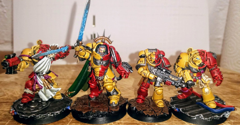 Size comparison between the Primaris and the Terminators.