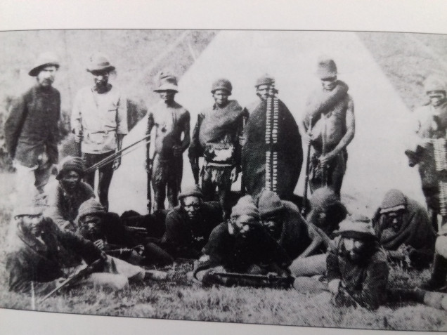 Officers and men of the 2nd regiment of the NNC