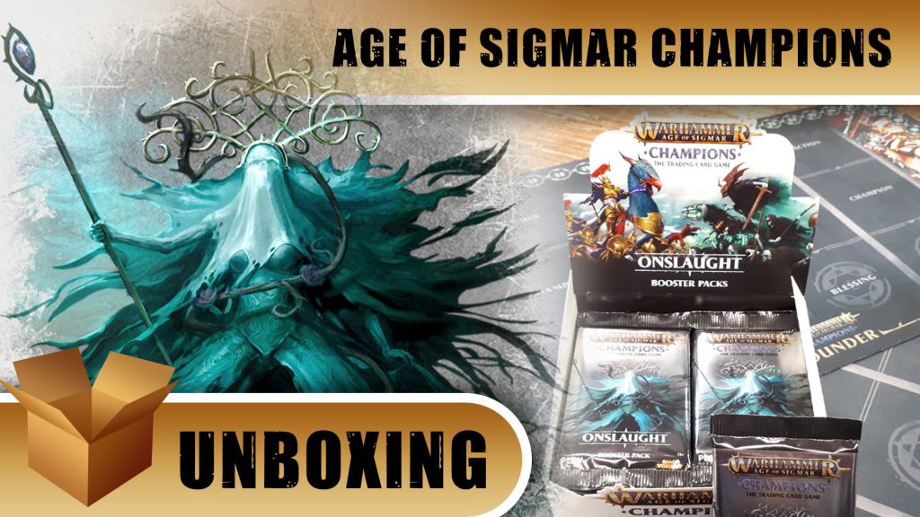 Warhammer Champions Unboxing: Onslaught Booster Box