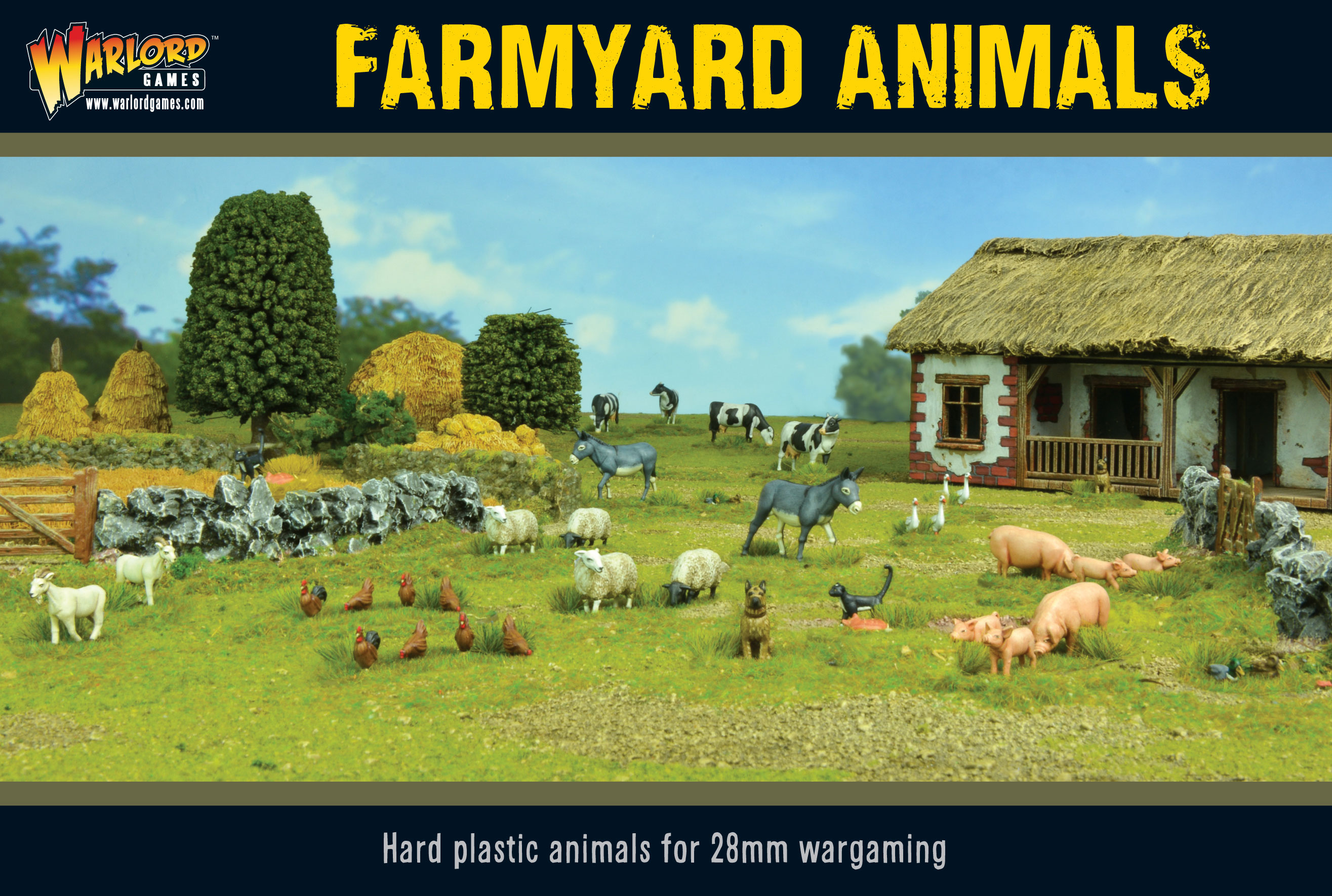 Warlord Bolt Action Farm Animals Oathmark Frostgrave nib
