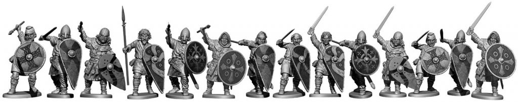 Saxon Fyrd Shieldwall - Victrix