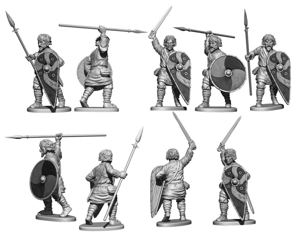 Saxon Fyrd Spearman - Victrix