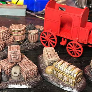 A Roman Travelling Carriage and more Scatter Terrain