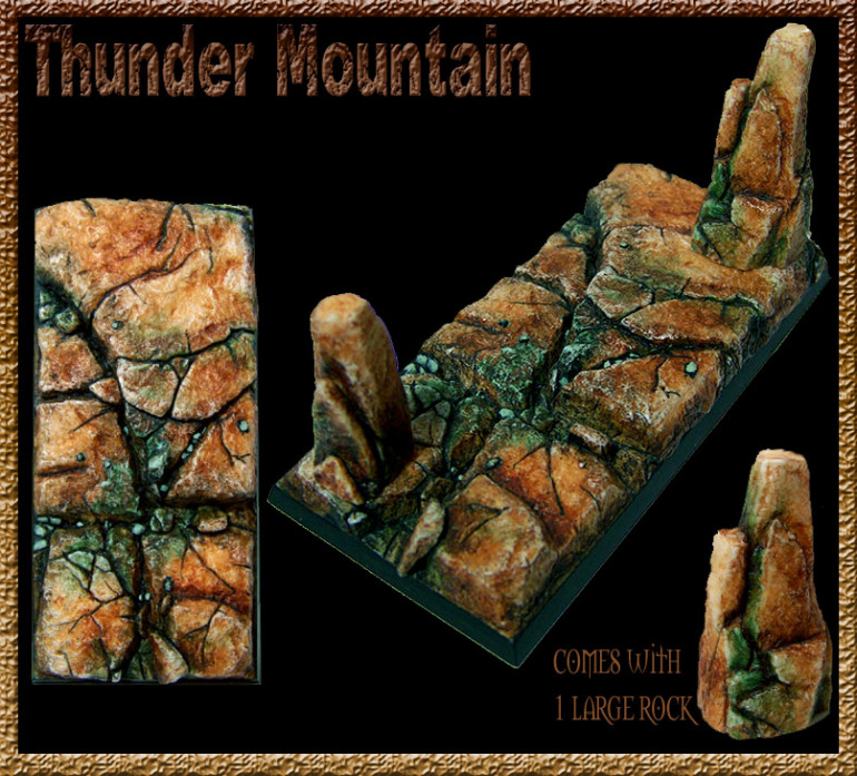 50 x 100 mm Thunder Mountain A - 1 base