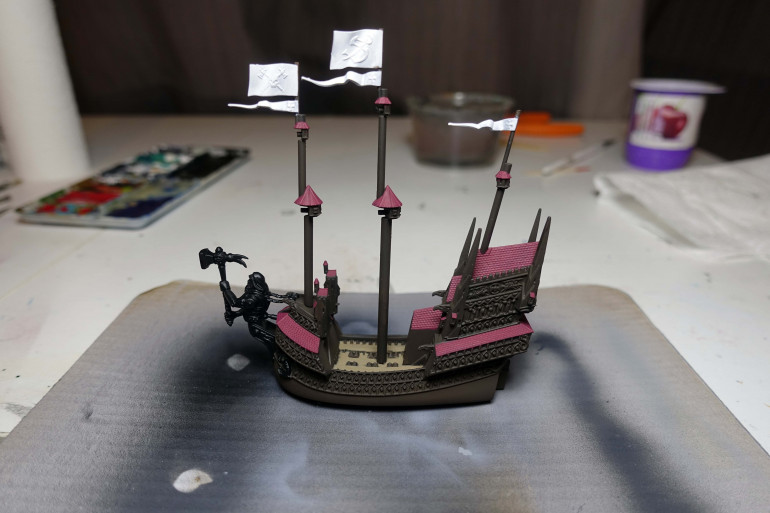 Base coating the ships