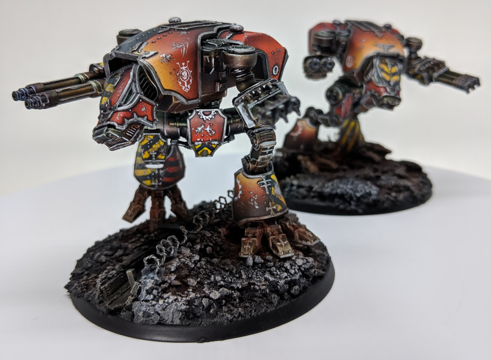 Adeptus Titanicus Warhounds - Legio Audax