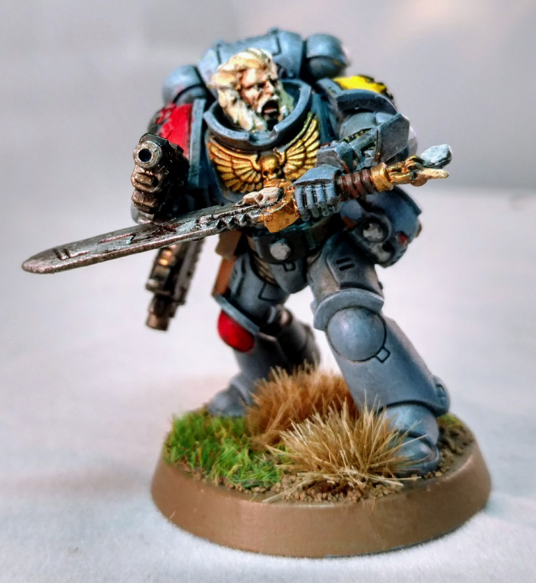 Intercessor Pack Leader.  One of my best faces ever.