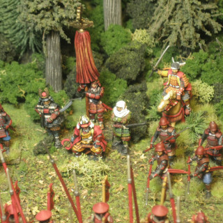 Takeda's army is painted