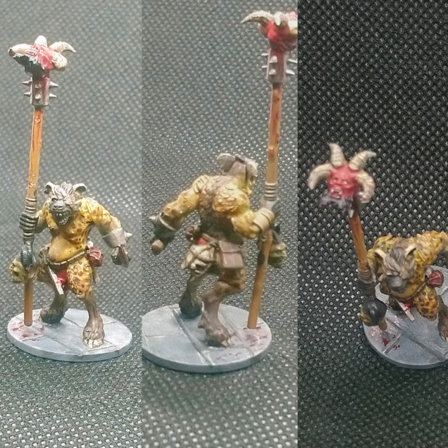 Gnoll Shaman (GW Beastman and NorthStar mix) 