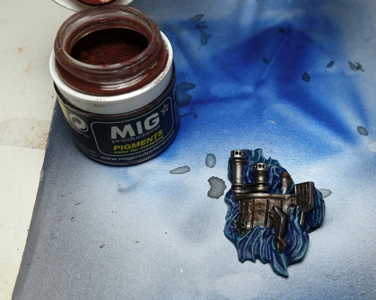 After using Mig Old Rust.