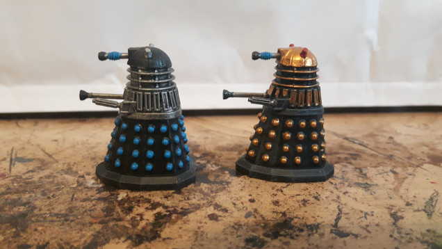 Supreme Black Dalek and Supreme Council Dalek (both pre Davros 1963)