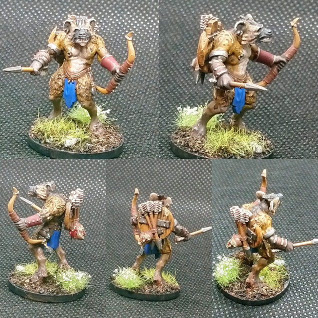 Gnoll Archer (GW Beastman and NorthStar mix) 