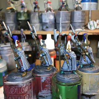 8 Dec 18: Fine detail, basing metal round 2