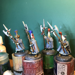 8 Dec 18: Fine detail, basing metal round 2