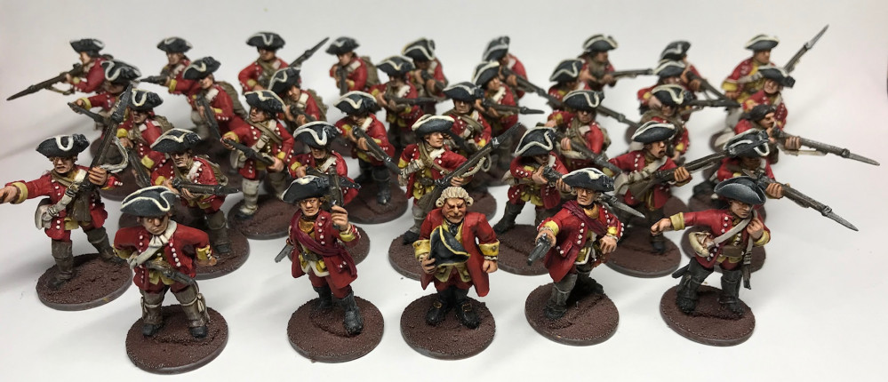 French and Indian War in 28mm