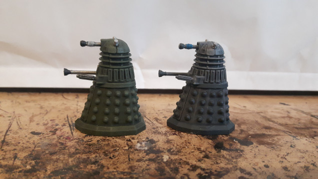 Ironside Dalek and Dalek Warrior (post Davros 1975)