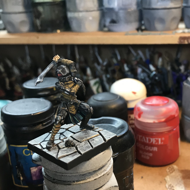 Mantic Dark Elf Assassin Resin mini