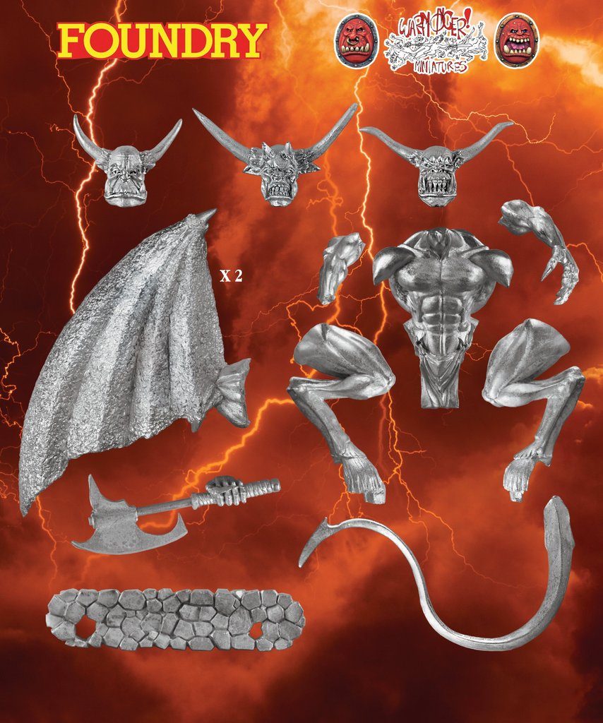 Beelzebub Incarnate Gargantuan Winged Demon (Components) - Wargames Foundry