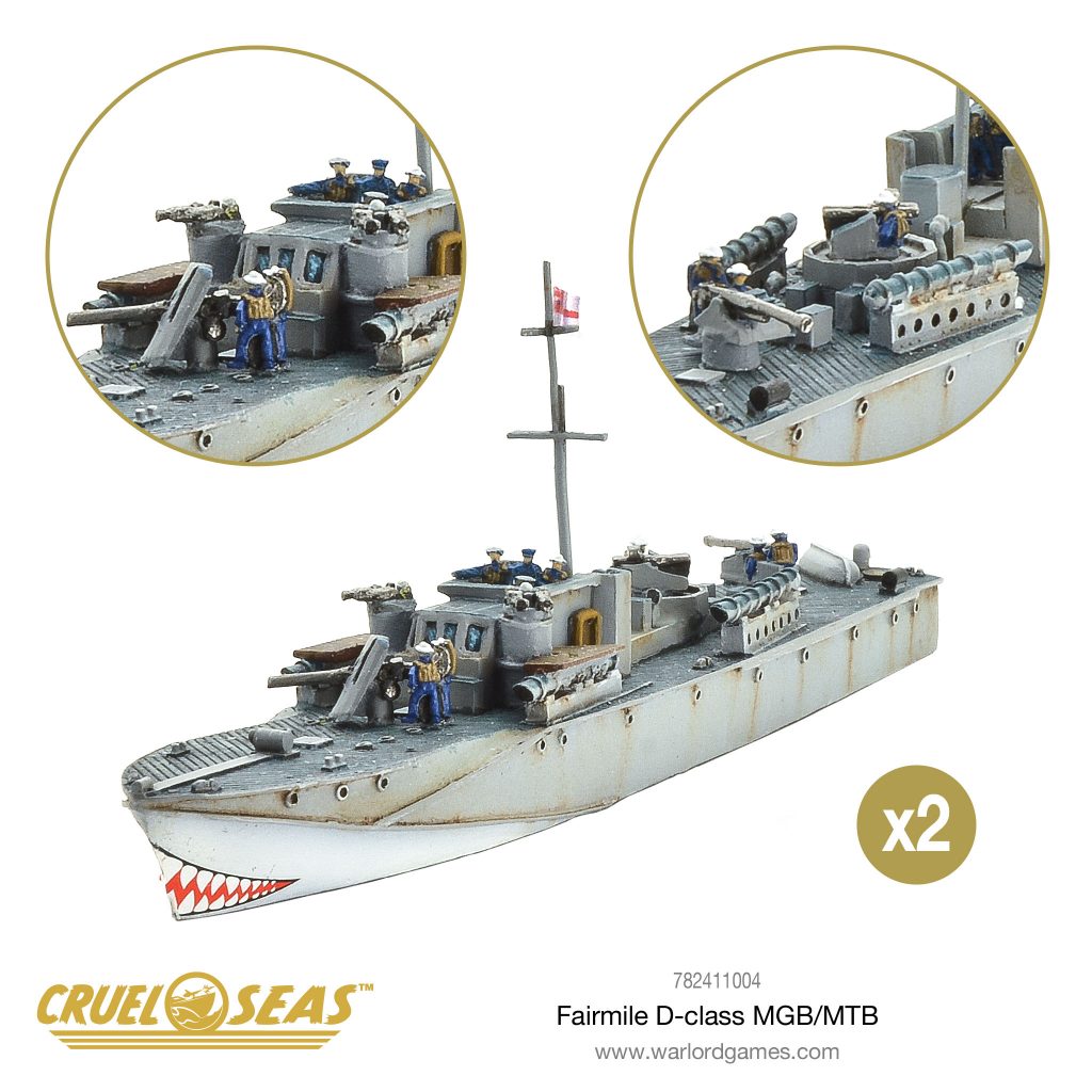 Cruel Seas Fairmile D-class MGB MTB - Warlord Games
