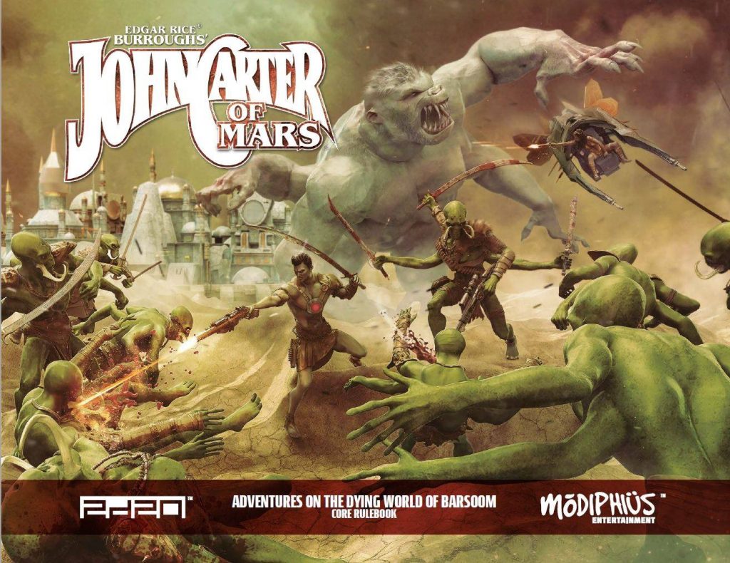 John Carter Of Mars Core Rulebook - Modiphius