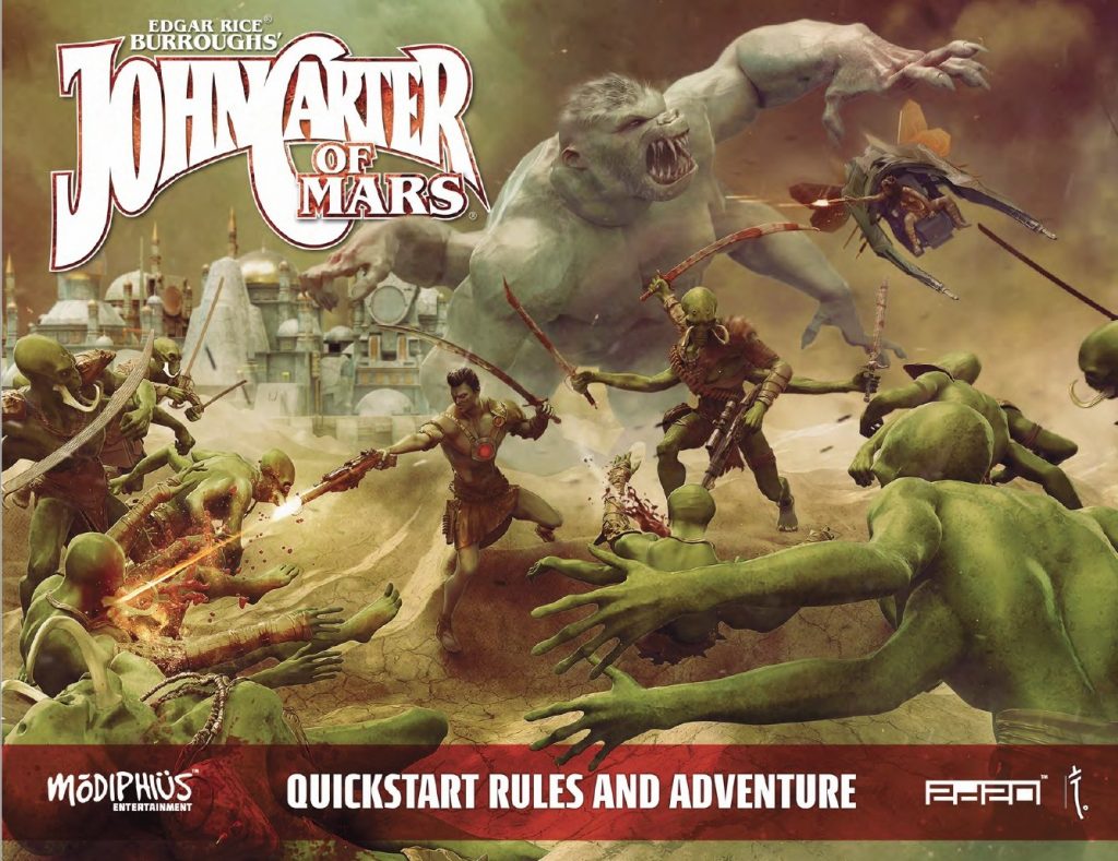 John Carter Of Mars Quickstarter Rules - Modiphius