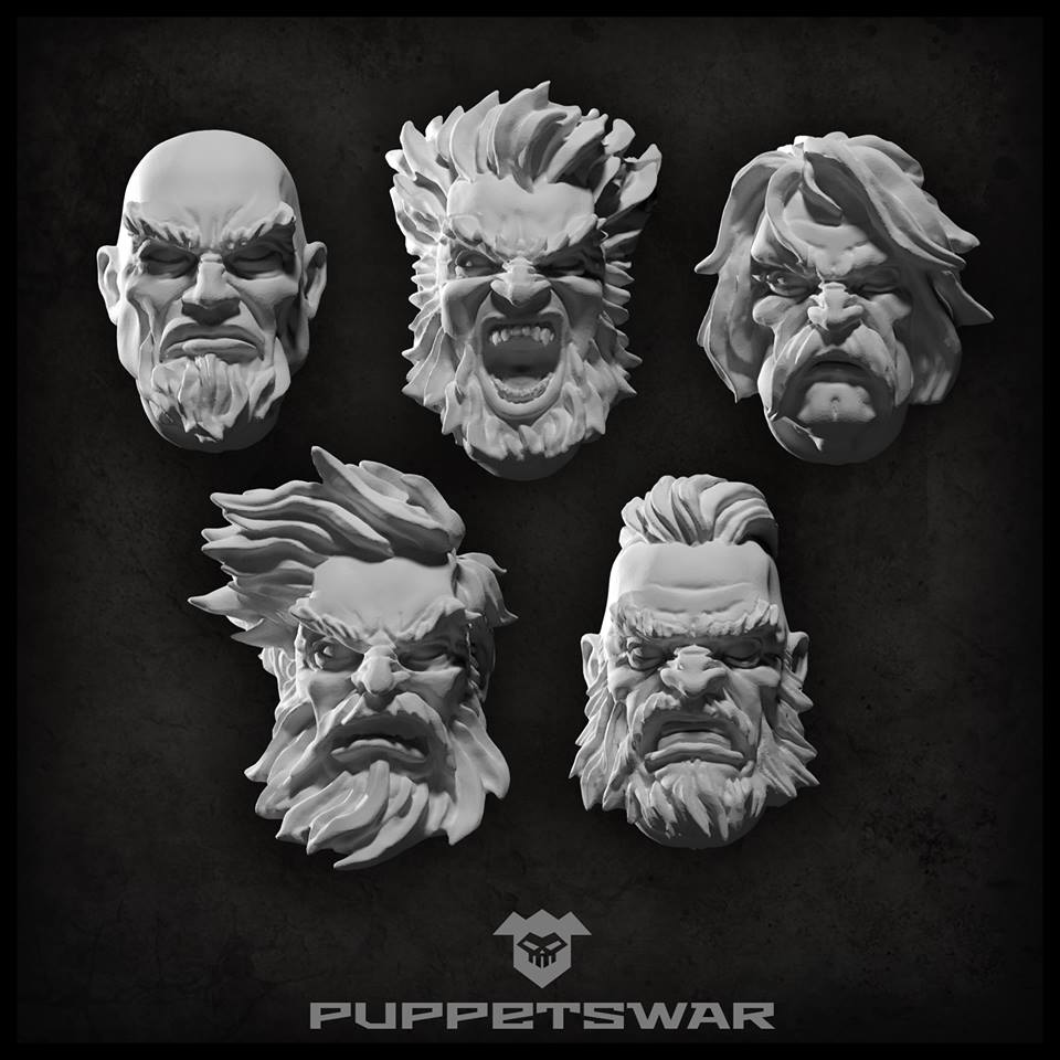Norse Heads - Puppets War