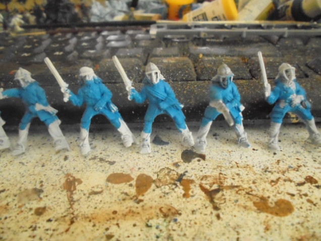 Blue Coats for the Pistoliers