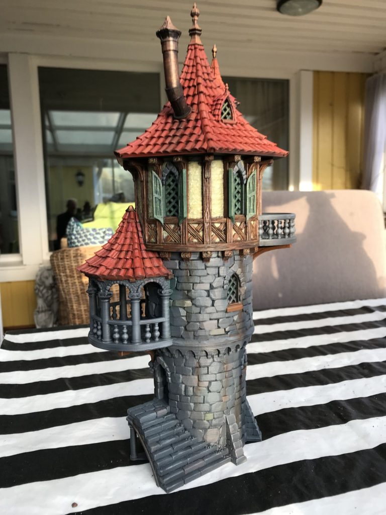 3D Printed Wizards Tower #2 by janus1004