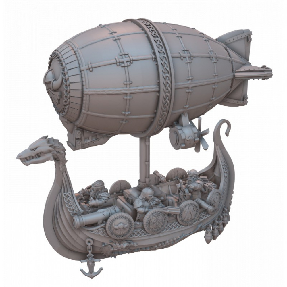 A Big (but not really sexy) Dwarven Dirigible