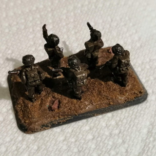 Commonwealth Infantry - Basing and completing the models