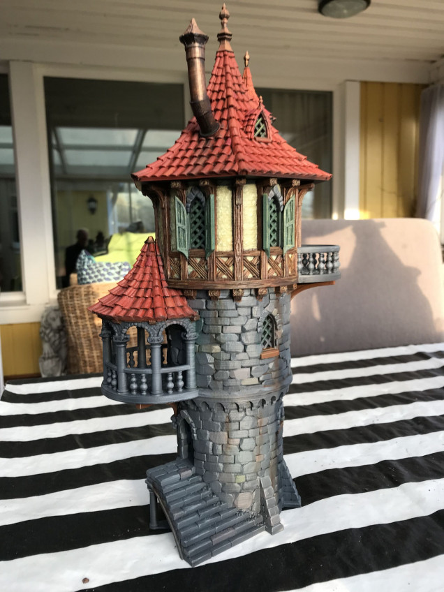 Printable Scenery - Wizard Tower from the 