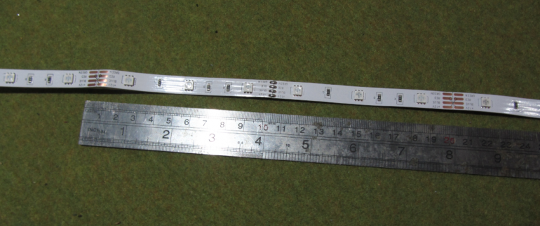 LED strip measured