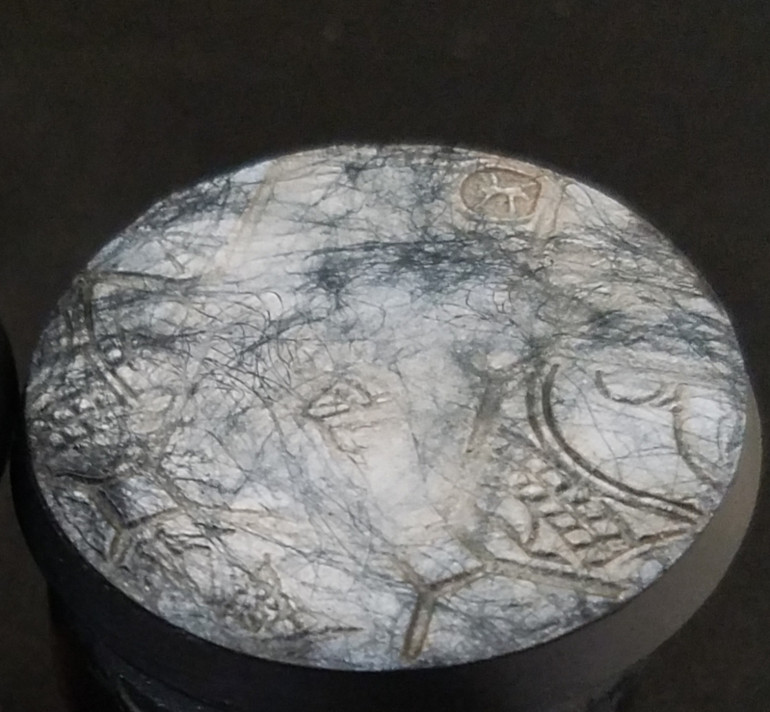 The first try at the quick marble technique.