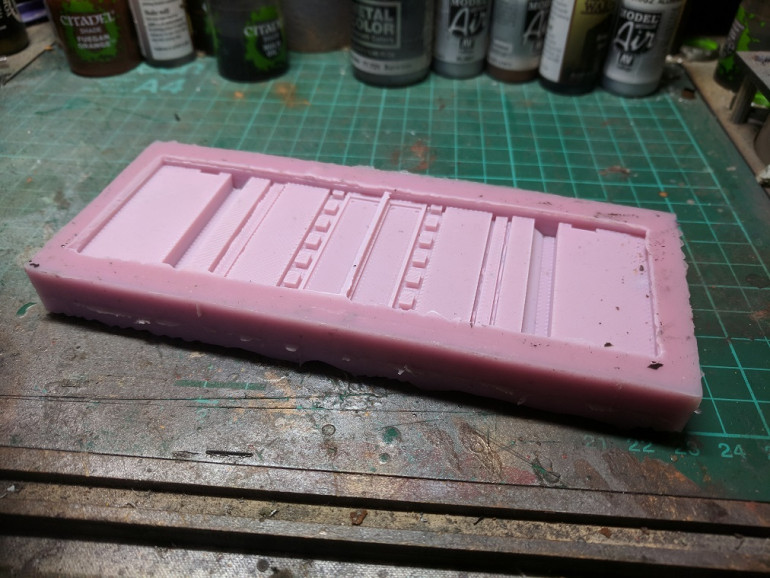 I made up the mould that i would need....