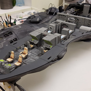 Internal Scout Ship Painted