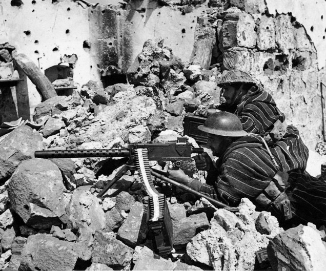 Algerian Troops at Cassino