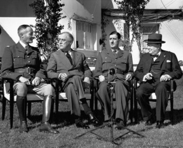 Allied leaders at Casablanca, January 1943