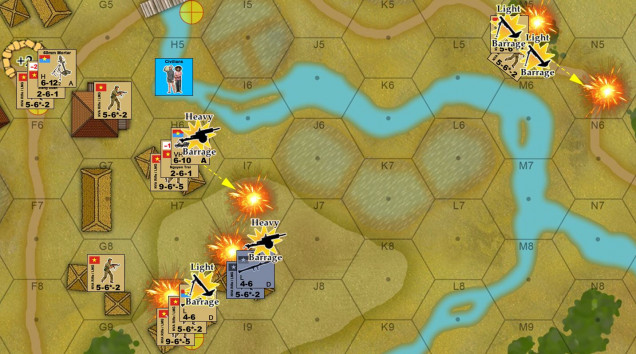 Marine Turn 2 starts with the Command Phase, when they call in all their off-board artillery.  The 
