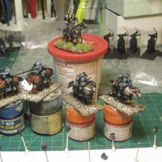 Painting more Uesugi's elite cavalry.