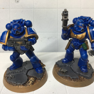 Space Marine Heroes squad done.