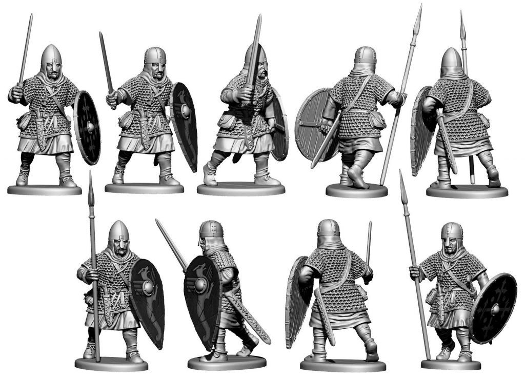 Armoured Saxon Warrior - Victrix