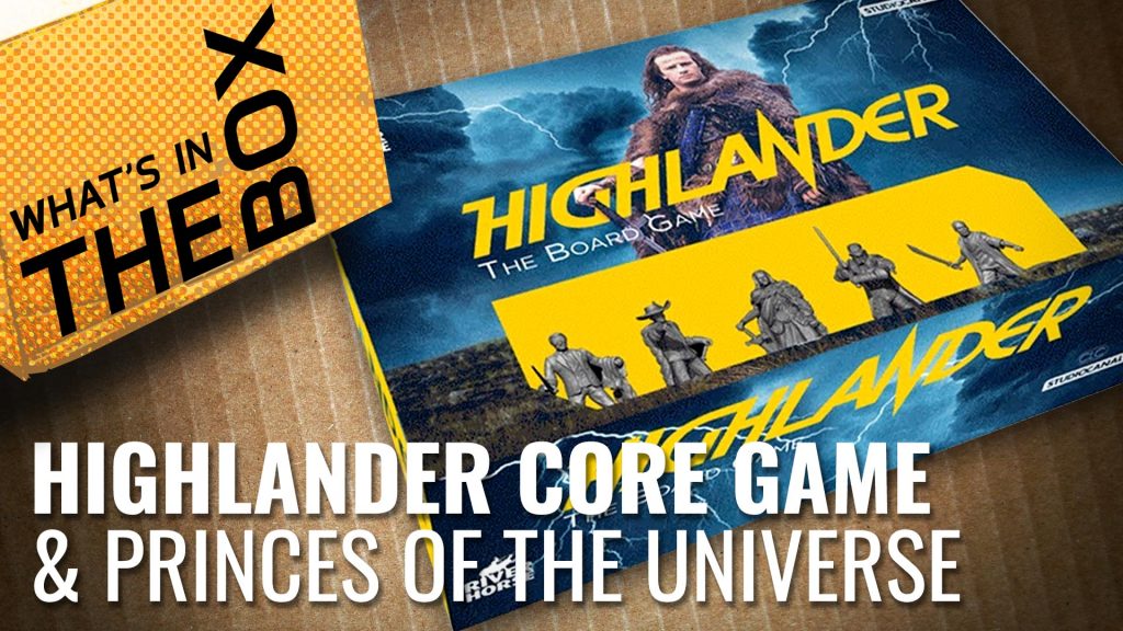 Unboxing: Highlander The Board Game & Princes Of The Universe Expansion