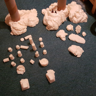 Expanding Foam.