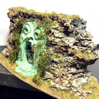 The Mouth of Orcus and a Statue