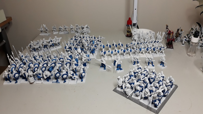 Batch Painting 150 Minis At A time - Not As bad As It Sounds...