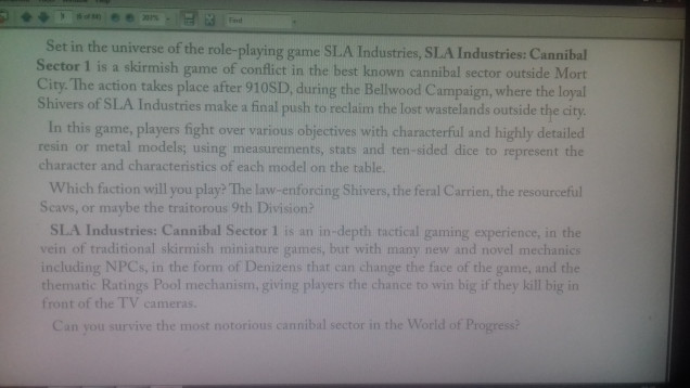 The introduction taken from the pdf of the rules