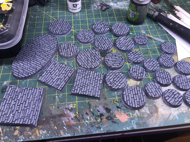 Bases with 2 highlights applied