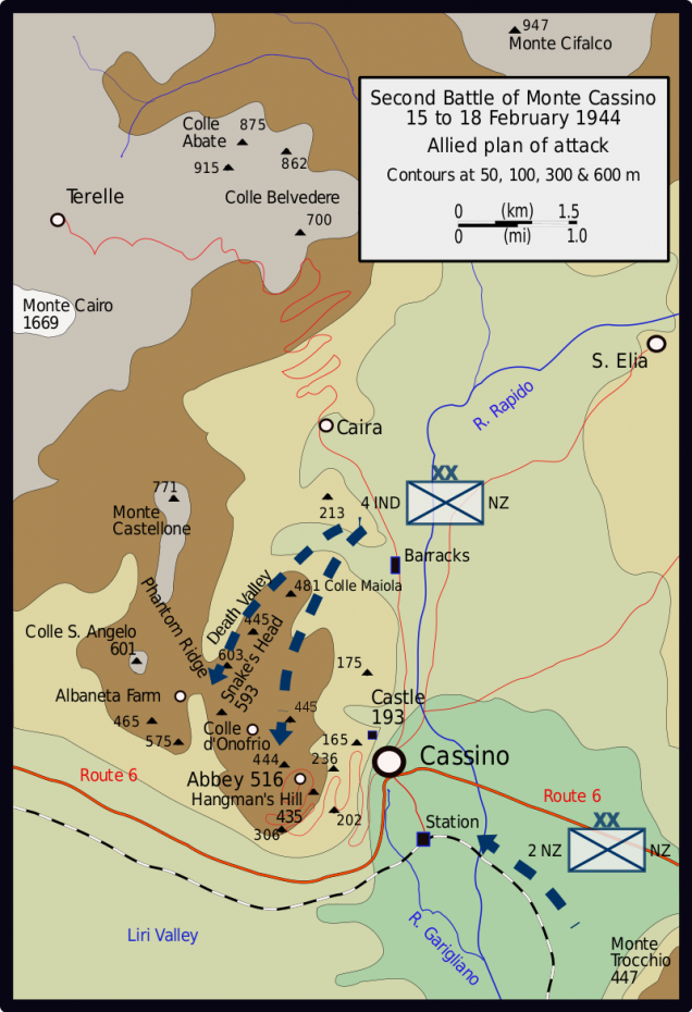 A view of the battle plan