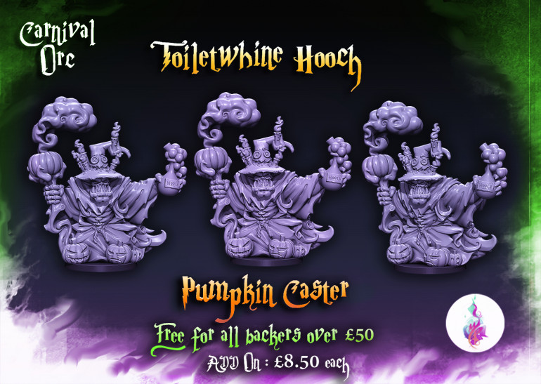 Mr Toiletwhine Hooch, the Pumpkin Caster - Miniatures Showcase Part 1